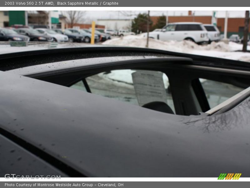 Black Sapphire Metallic / Graphite 2003 Volvo S60 2.5T AWD