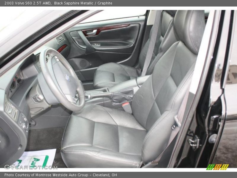  2003 S60 2.5T AWD Graphite Interior