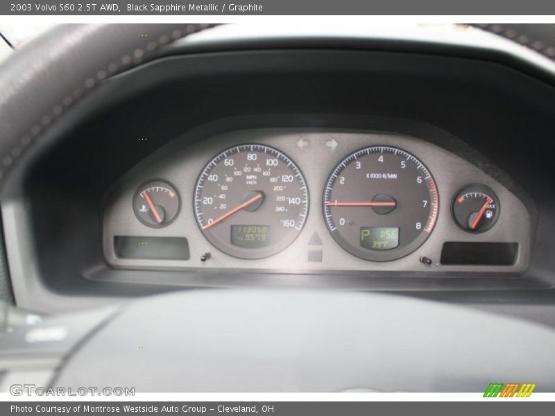  2003 S60 2.5T AWD 2.5T AWD Gauges