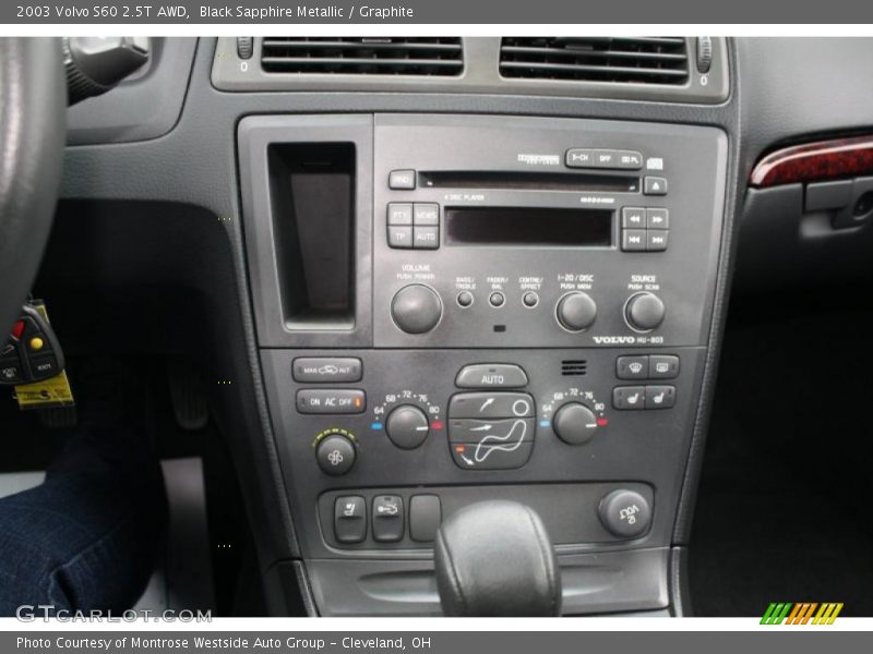 Black Sapphire Metallic / Graphite 2003 Volvo S60 2.5T AWD