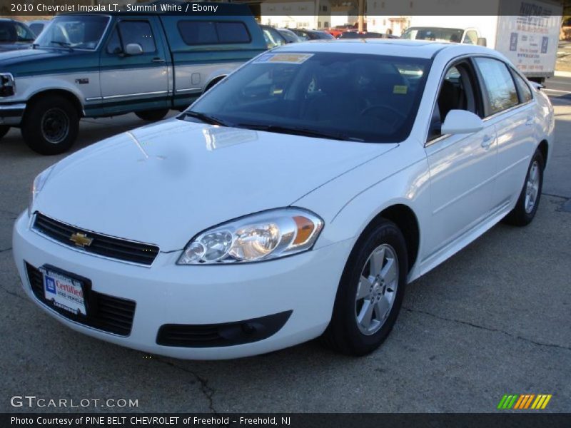 Summit White / Ebony 2010 Chevrolet Impala LT