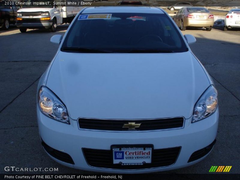Summit White / Ebony 2010 Chevrolet Impala LT