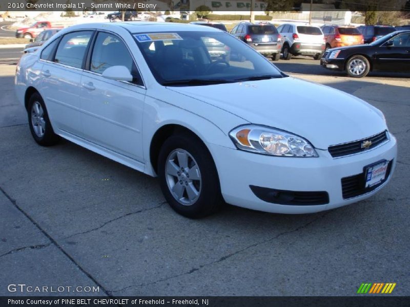 Summit White / Ebony 2010 Chevrolet Impala LT