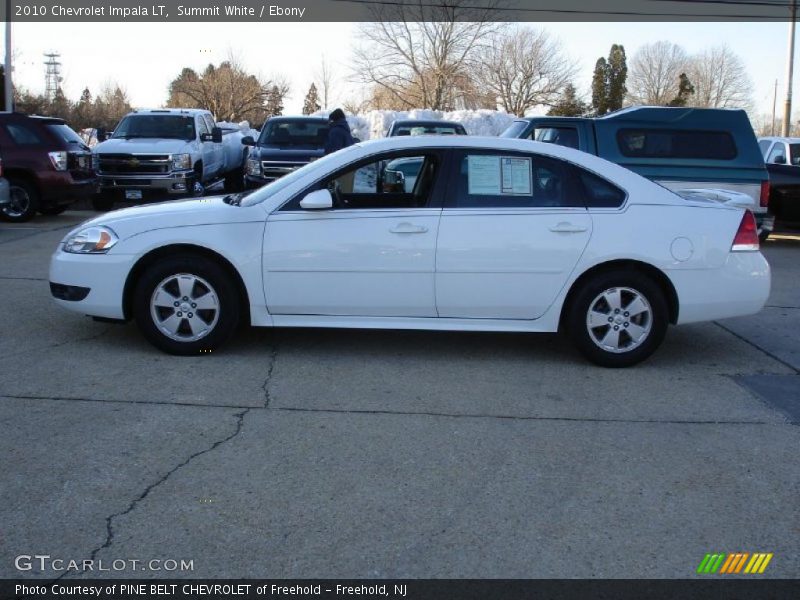 Summit White / Ebony 2010 Chevrolet Impala LT