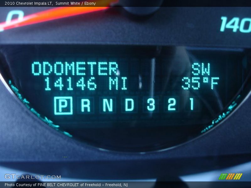 Summit White / Ebony 2010 Chevrolet Impala LT