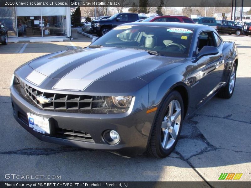 Cyber Gray Metallic / Black 2010 Chevrolet Camaro LT Coupe