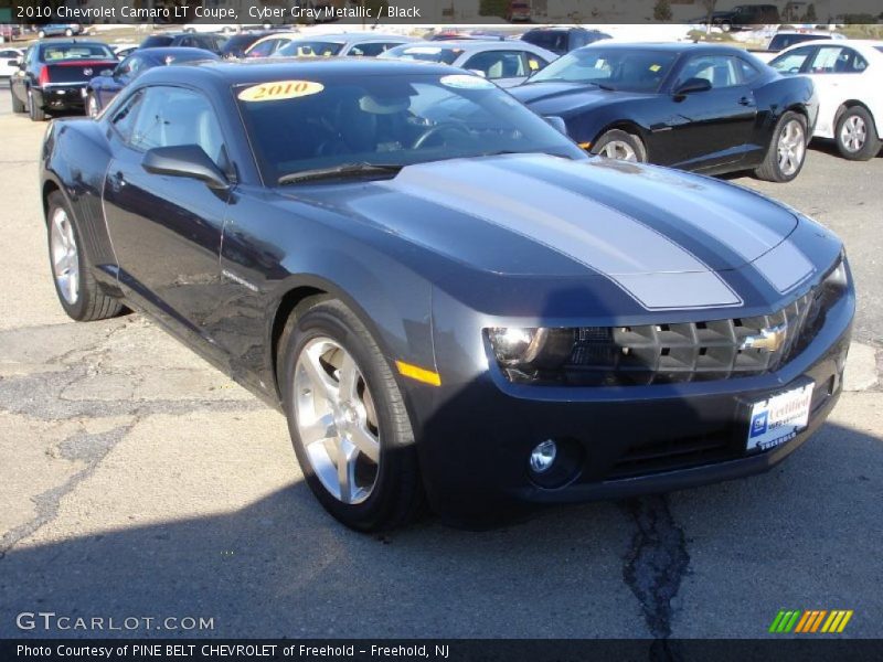 Cyber Gray Metallic / Black 2010 Chevrolet Camaro LT Coupe