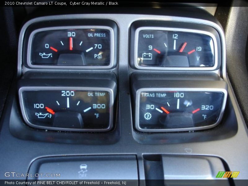 Cyber Gray Metallic / Black 2010 Chevrolet Camaro LT Coupe