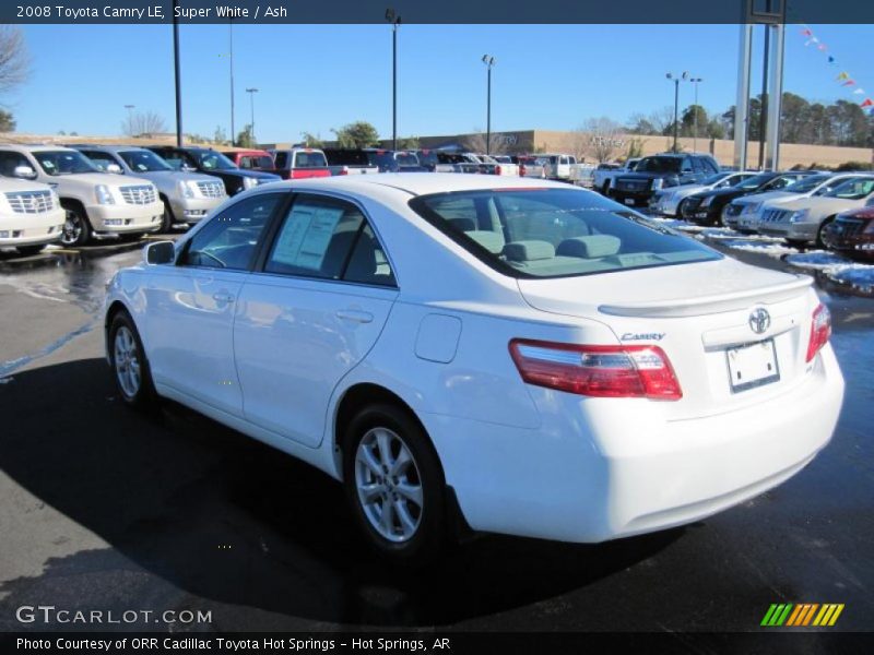 Super White / Ash 2008 Toyota Camry LE