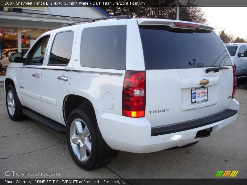 Summit White / Dark Titanium/Light Titanium 2007 Chevrolet Tahoe LTZ 4x4