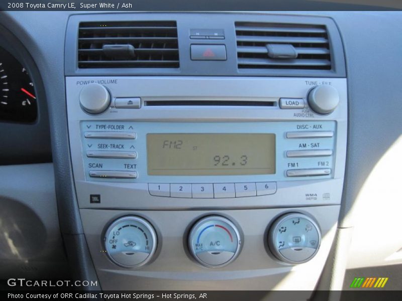 Super White / Ash 2008 Toyota Camry LE