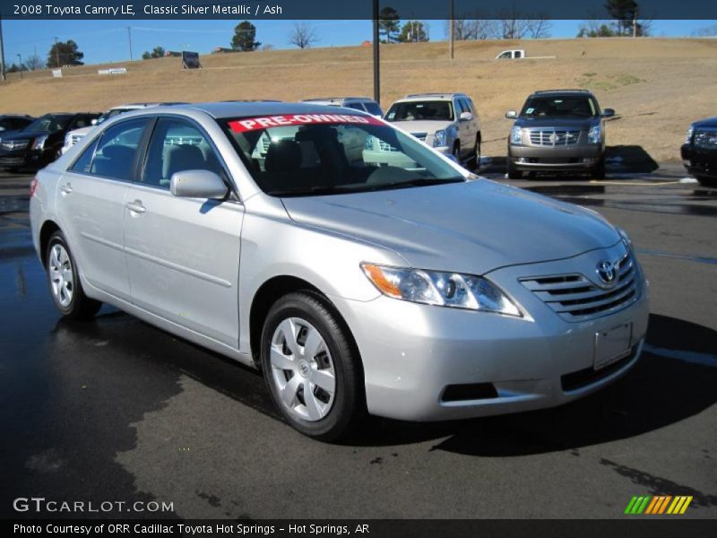 Classic Silver Metallic / Ash 2008 Toyota Camry LE
