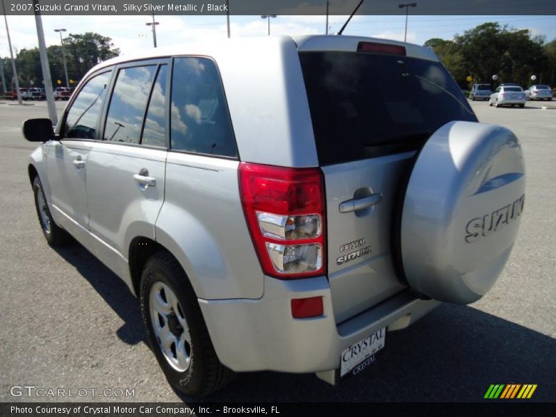 Silky Silver Metallic / Black 2007 Suzuki Grand Vitara