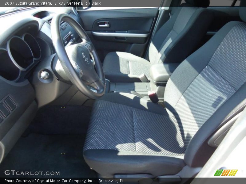 Silky Silver Metallic / Black 2007 Suzuki Grand Vitara
