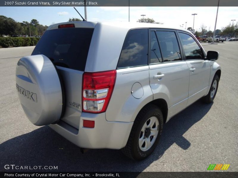 Silky Silver Metallic / Black 2007 Suzuki Grand Vitara