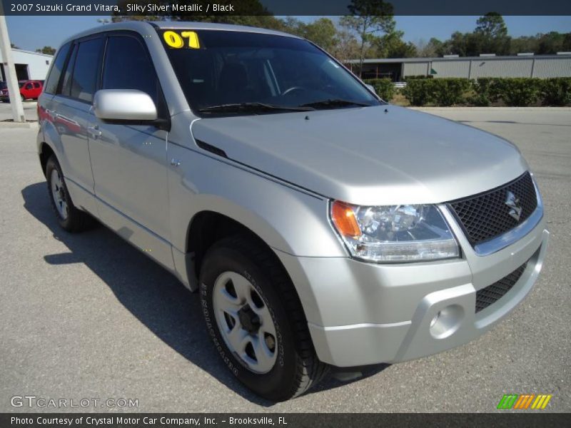 Silky Silver Metallic / Black 2007 Suzuki Grand Vitara