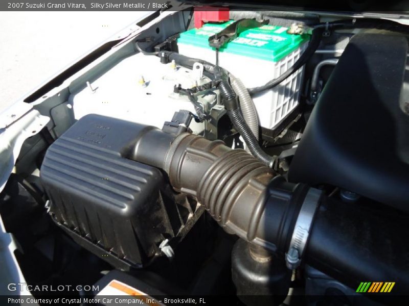 Silky Silver Metallic / Black 2007 Suzuki Grand Vitara