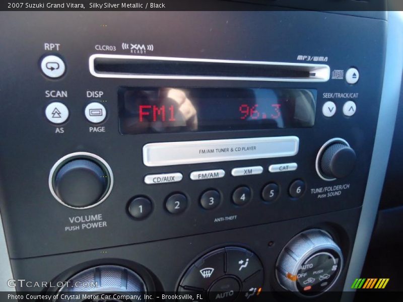 Silky Silver Metallic / Black 2007 Suzuki Grand Vitara