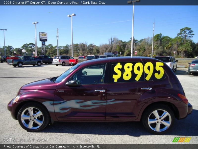 Deep Cranberry Pearl / Dark Slate Gray 2003 Chrysler PT Cruiser GT