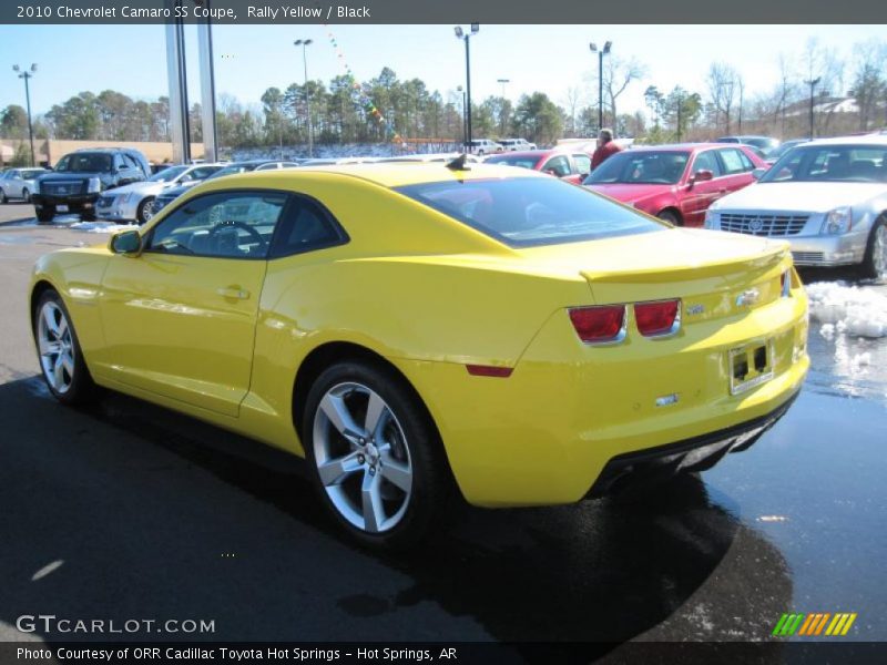 Rally Yellow / Black 2010 Chevrolet Camaro SS Coupe