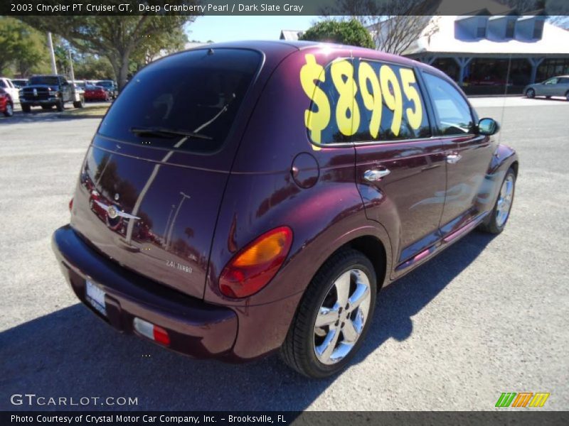 Deep Cranberry Pearl / Dark Slate Gray 2003 Chrysler PT Cruiser GT