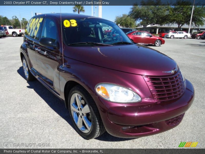 Deep Cranberry Pearl / Dark Slate Gray 2003 Chrysler PT Cruiser GT