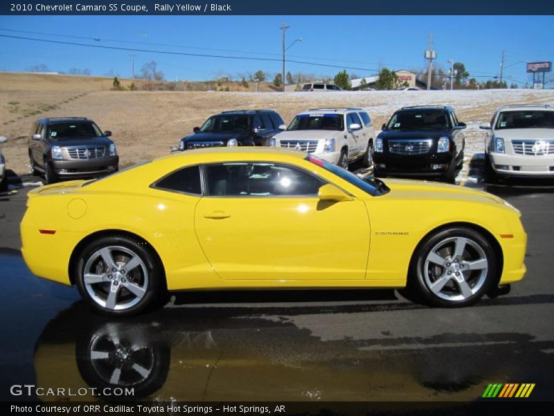 Rally Yellow / Black 2010 Chevrolet Camaro SS Coupe