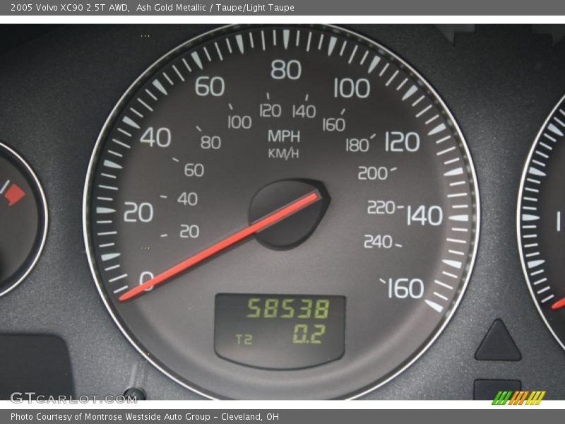 Ash Gold Metallic / Taupe/Light Taupe 2005 Volvo XC90 2.5T AWD