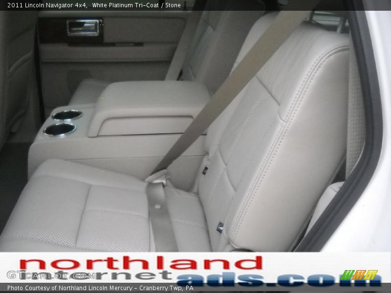 White Platinum Tri-Coat / Stone 2011 Lincoln Navigator 4x4