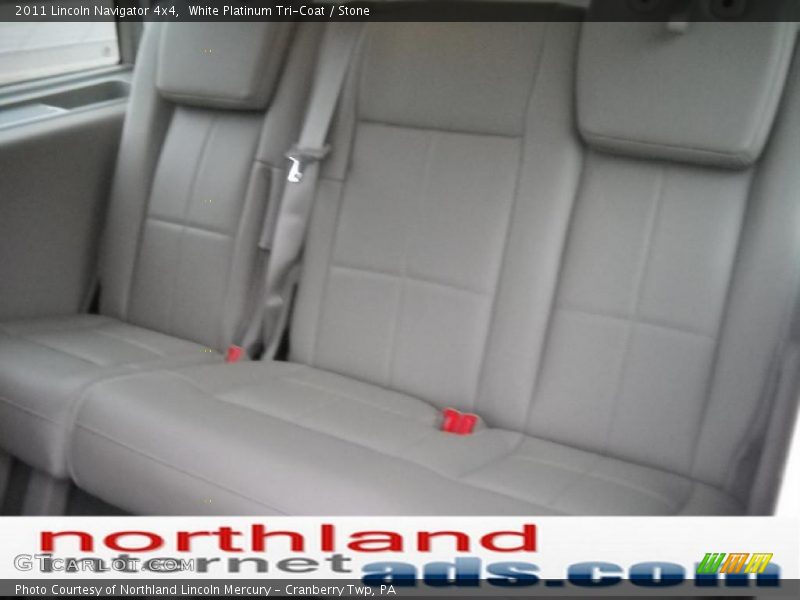 White Platinum Tri-Coat / Stone 2011 Lincoln Navigator 4x4