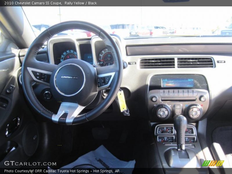 Rally Yellow / Black 2010 Chevrolet Camaro SS Coupe