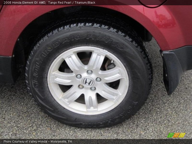 Tango Red Pearl / Titanium/Black 2008 Honda Element EX AWD