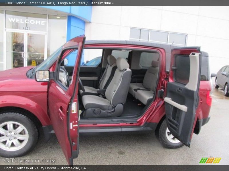 Tango Red Pearl / Titanium/Black 2008 Honda Element EX AWD