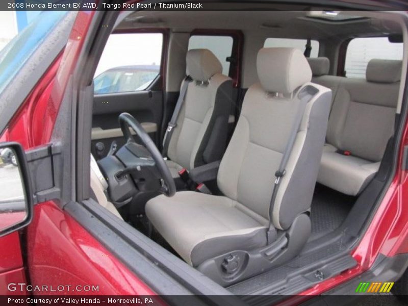 Tango Red Pearl / Titanium/Black 2008 Honda Element EX AWD