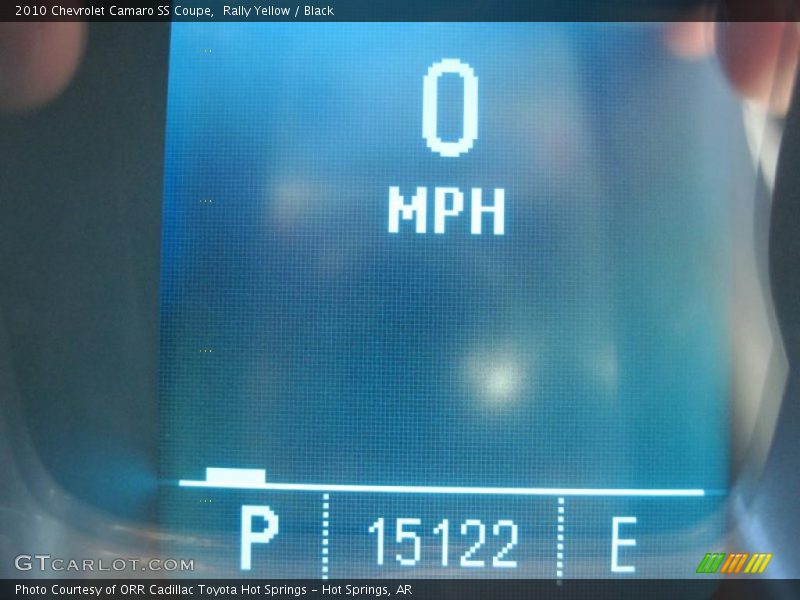 Rally Yellow / Black 2010 Chevrolet Camaro SS Coupe
