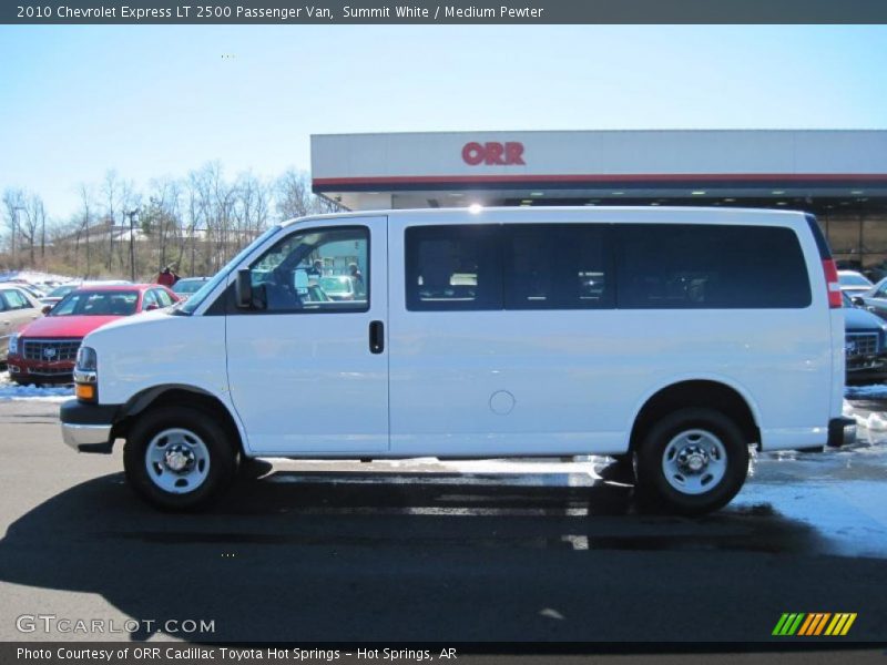 Summit White / Medium Pewter 2010 Chevrolet Express LT 2500 Passenger Van