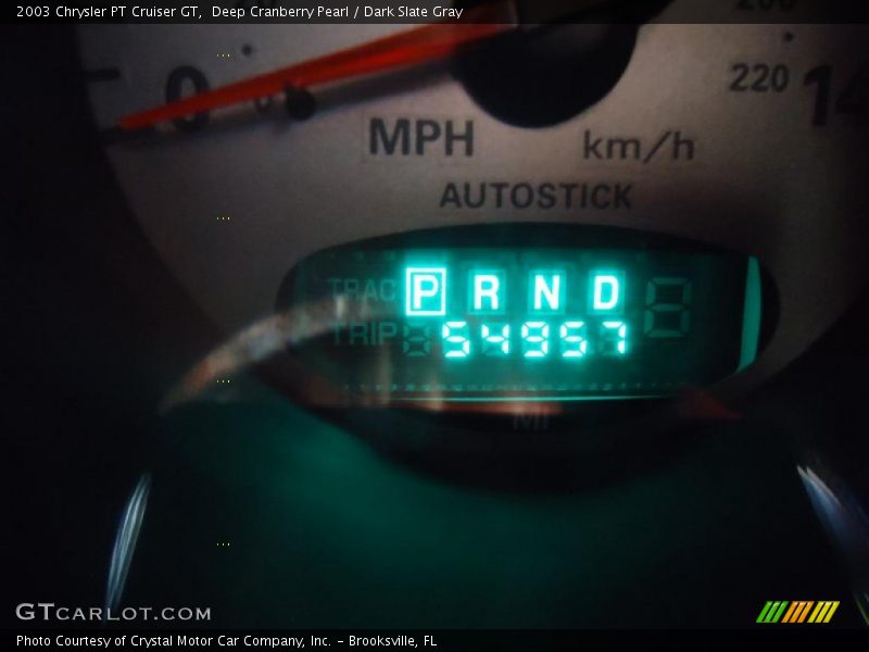 Deep Cranberry Pearl / Dark Slate Gray 2003 Chrysler PT Cruiser GT