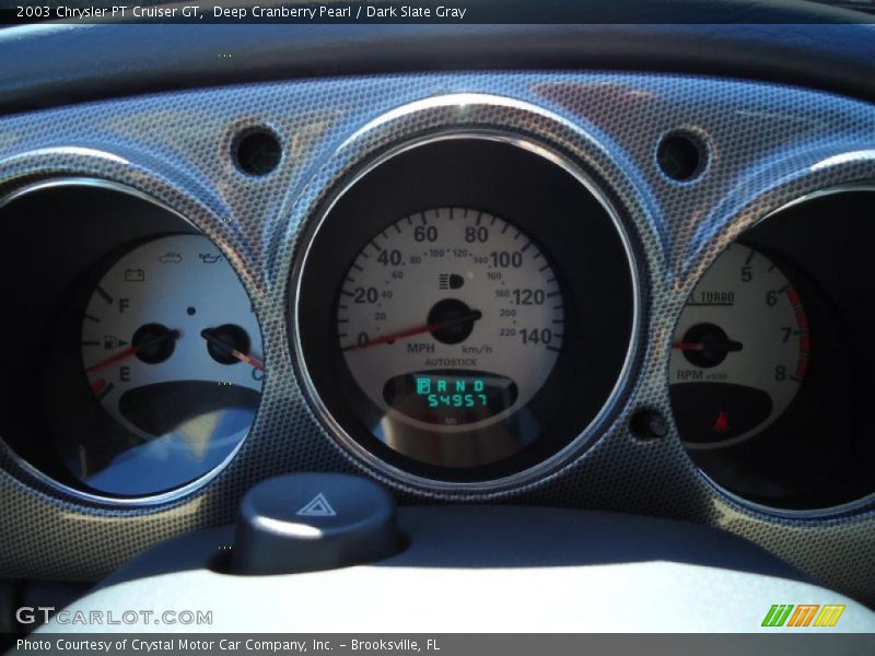 Deep Cranberry Pearl / Dark Slate Gray 2003 Chrysler PT Cruiser GT