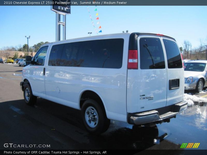 Summit White / Medium Pewter 2010 Chevrolet Express LT 2500 Passenger Van