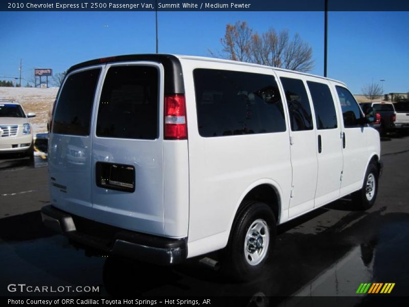 2010 Express LT 2500 Passenger Van Summit White