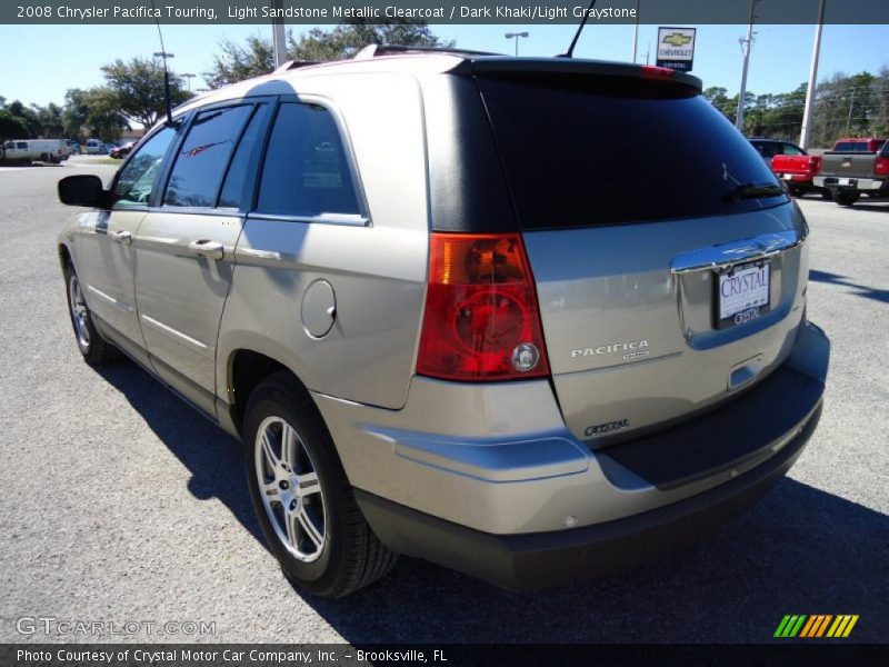 Light Sandstone Metallic Clearcoat / Dark Khaki/Light Graystone 2008 Chrysler Pacifica Touring