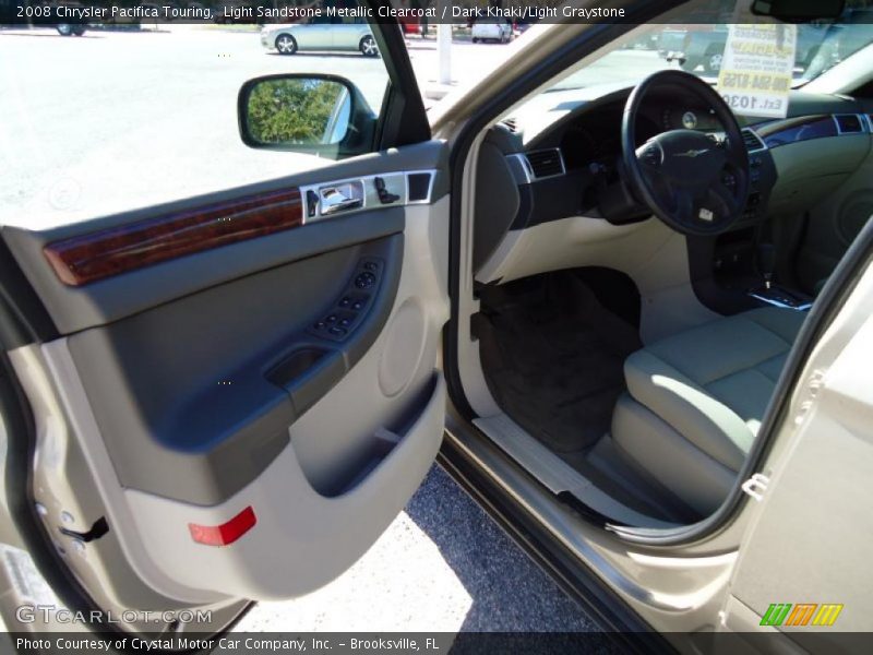 Light Sandstone Metallic Clearcoat / Dark Khaki/Light Graystone 2008 Chrysler Pacifica Touring