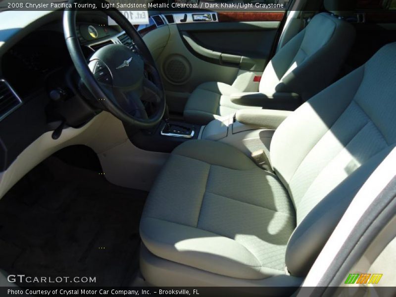 Light Sandstone Metallic Clearcoat / Dark Khaki/Light Graystone 2008 Chrysler Pacifica Touring