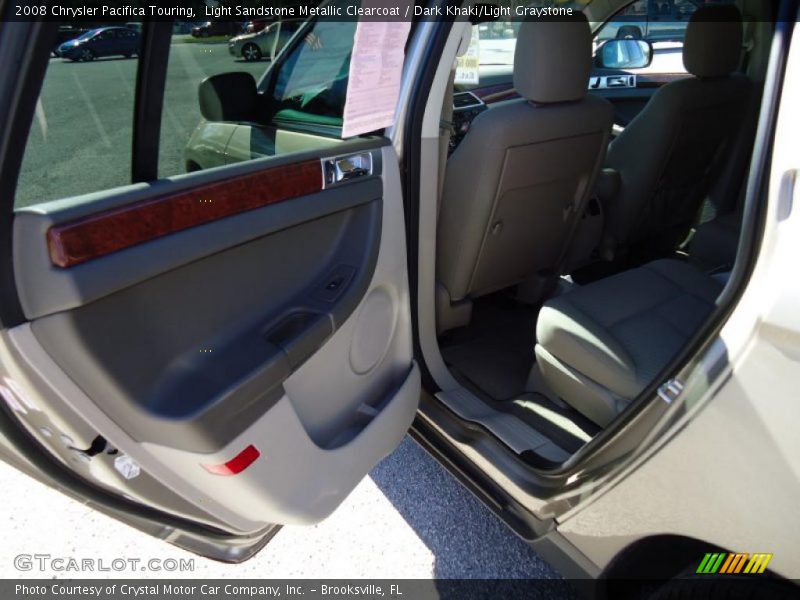 Light Sandstone Metallic Clearcoat / Dark Khaki/Light Graystone 2008 Chrysler Pacifica Touring