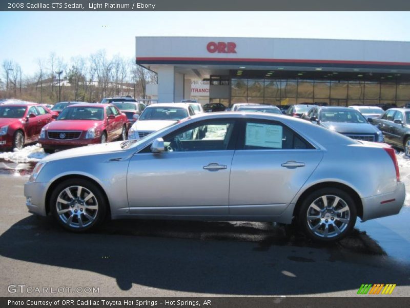 Light Platinum / Ebony 2008 Cadillac CTS Sedan