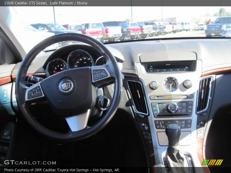 Light Platinum / Ebony 2008 Cadillac CTS Sedan