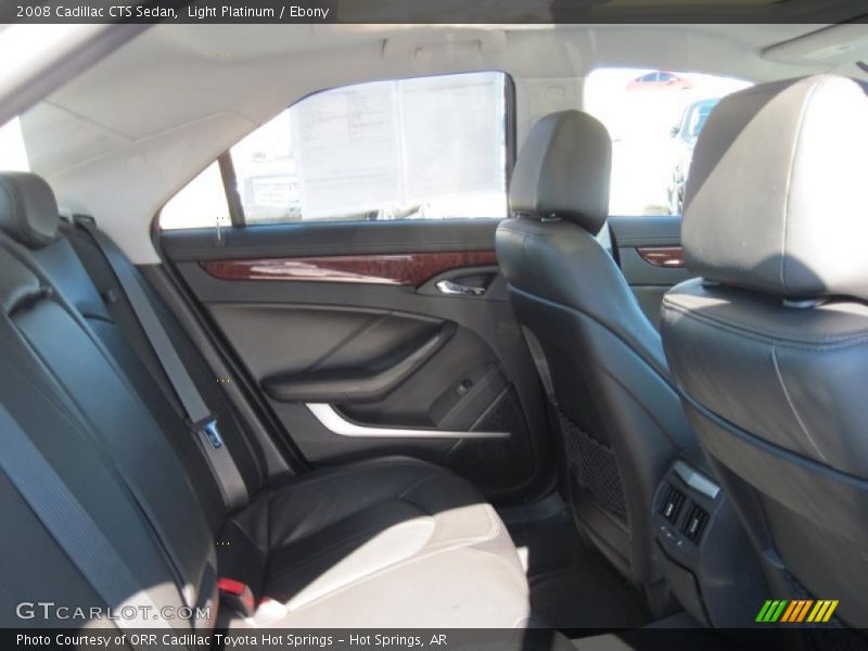 Light Platinum / Ebony 2008 Cadillac CTS Sedan