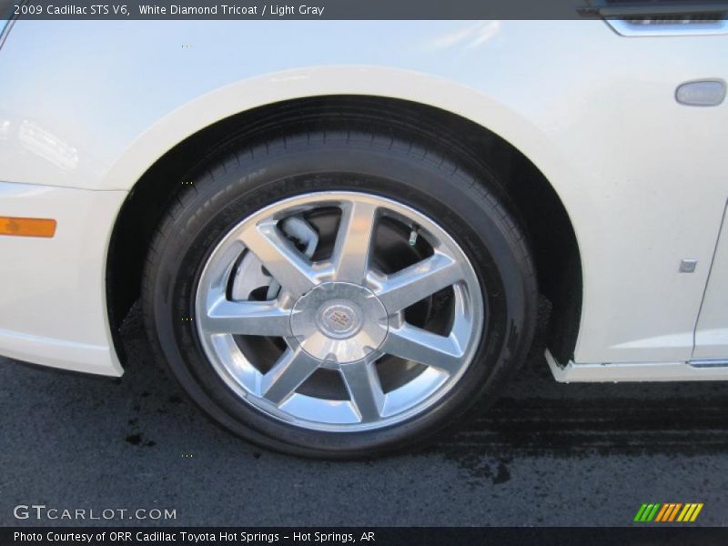 White Diamond Tricoat / Light Gray 2009 Cadillac STS V6