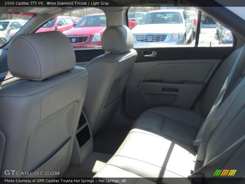 White Diamond Tricoat / Light Gray 2009 Cadillac STS V6