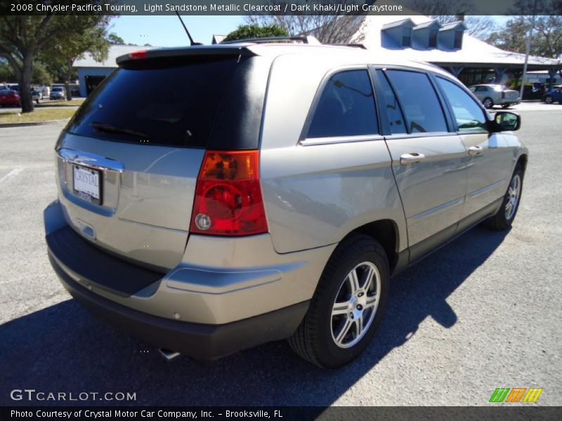 Light Sandstone Metallic Clearcoat / Dark Khaki/Light Graystone 2008 Chrysler Pacifica Touring